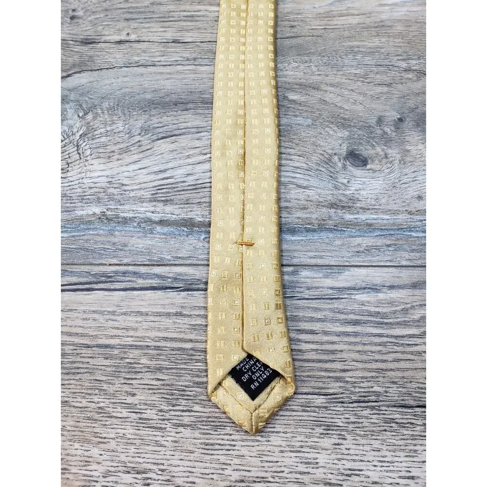 Pronto Uomo Men's Silk Geometric Neck Tie